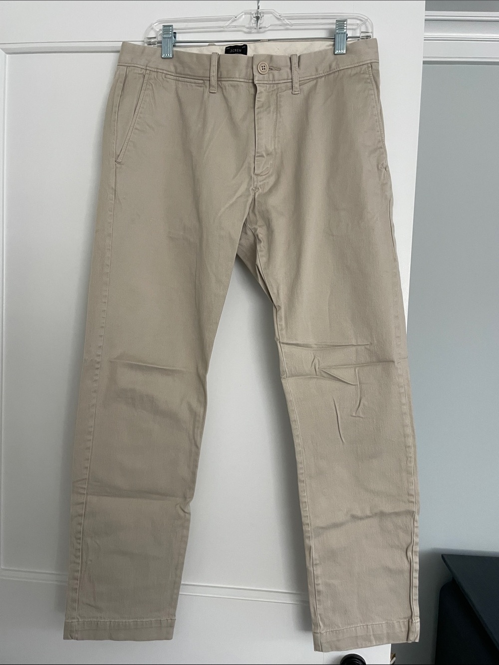 J. Crew Khaki Straight-Fit Chinos - Light Beige
